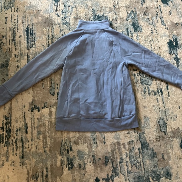 Fabletics NWOT Zaylee Funnel Neck Tunic Faded Denim Blue Size Small - Picture 5 of 8